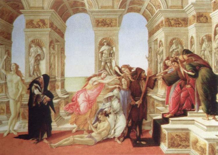 Sandro Botticelli calumny of apelles France oil painting art